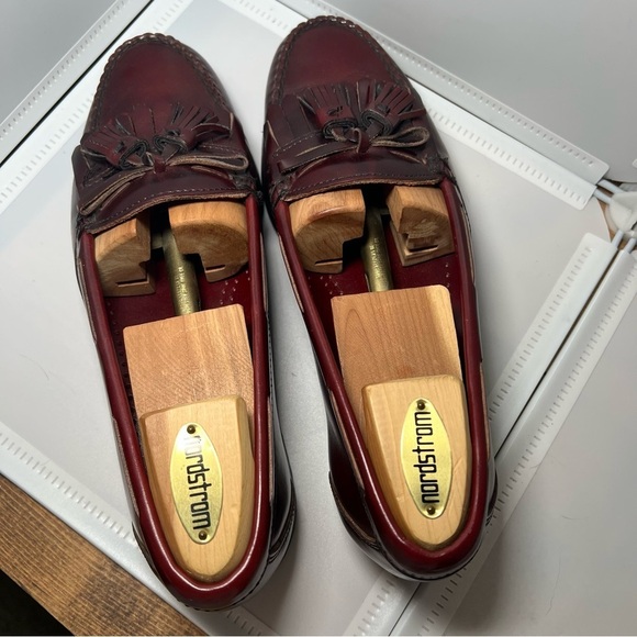 Nordstrom Burgundy Kiltie Tassel Loafers USA Mens 8 1/2 D 527109 main image 11
